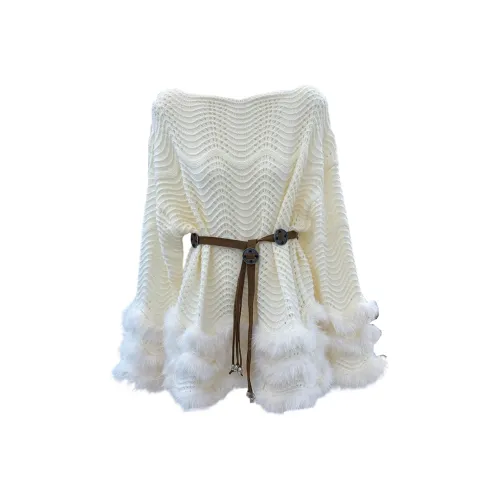 GRAYISMOON Молоко Белый Женский Трикотаж