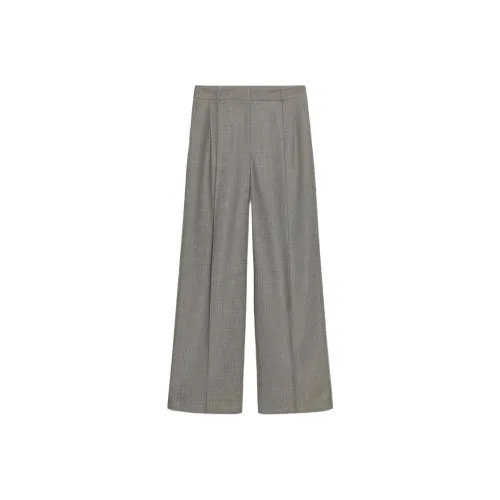 ZARA Песочный Черный Женские костюмные брюки