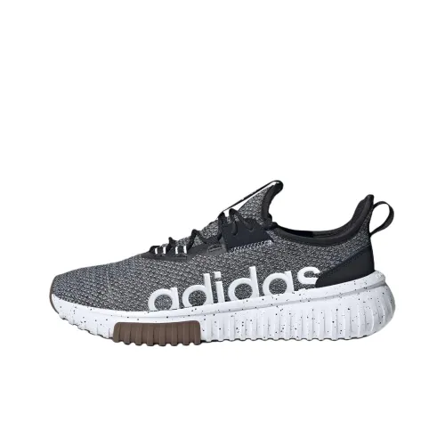 Adidas Kaptir 4,0 Дышащие Поддерживающие Беговые Кроссовки Унисекс Черный Белый