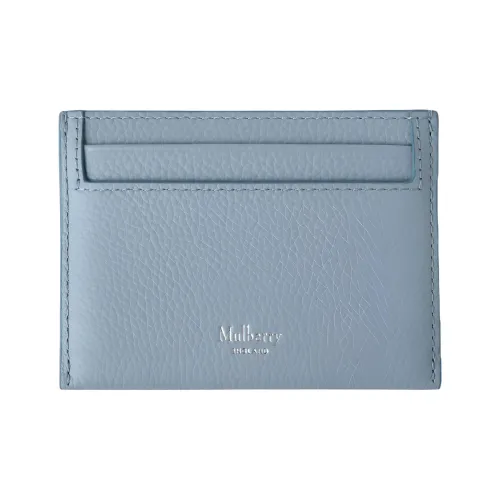 Mulberry Зернистая кожа коровы Картхолдер Маленький Женские Поплин Синий