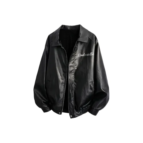PAUL COSTELLOE Кожа Куртка Унисекс