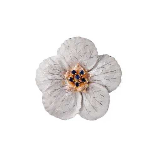 BUCCELLATI Белое золото Броши Унисекс Серый