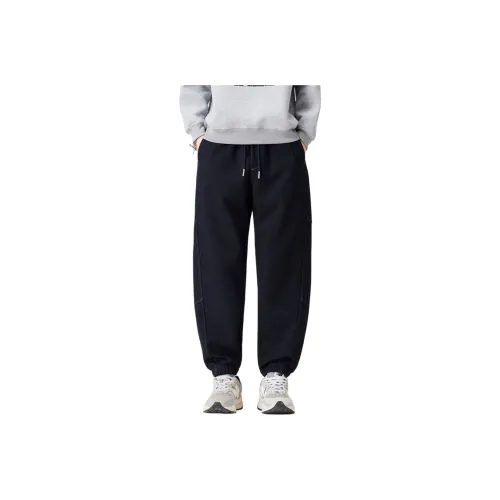 MR.MUDI Темно-синий Унисекс Повседневные брюки