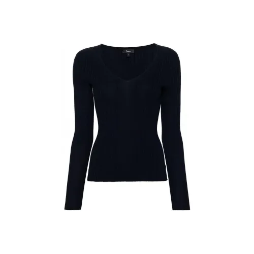 Theory Черные Женские Свитеры