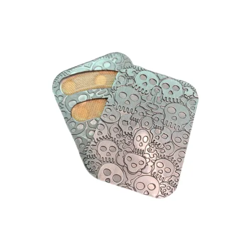 Ha Jie Bret Металл Карта Shield Stress Relief Creative Fun Кончик пальца Волчки