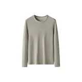 Круглый вырез - Светлый хаки