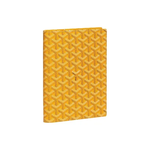 GOYARD Холст Телячья кожа Путешественный мешок для хранения Унисекс Желтый