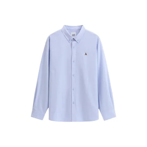 GAP совместная бренд Унисекс Рубашки