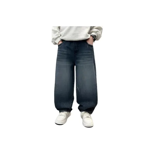 KAERFEITE Черные школьные джинсы