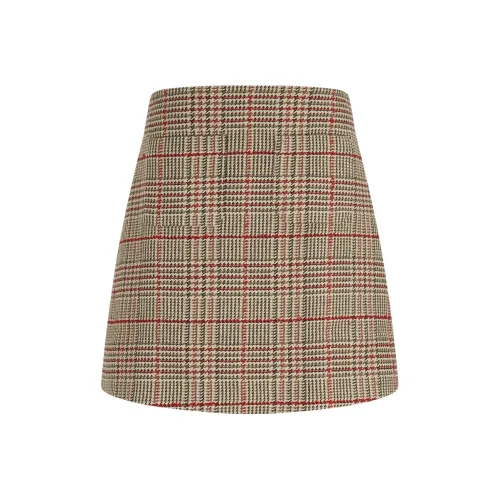 Tommy Hilfiger Многоцветная клетка 0OG Женские Повседневные короткие юбки