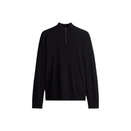 H M Морской Синий Мужские Свитера