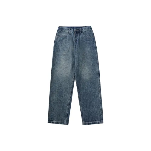 EYEUNDERSTAND Синий Унисекс Джинсы