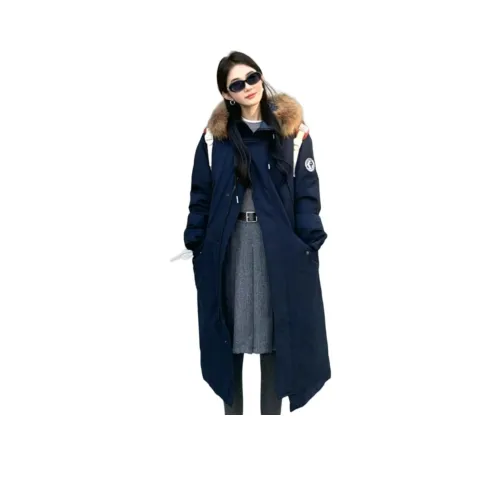 XIAOJUCHUANLI Хлопковый пуховик унисекс