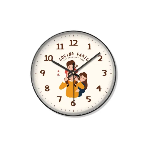 HENGQI Кварцевый механизм Стена Часы Унисекс