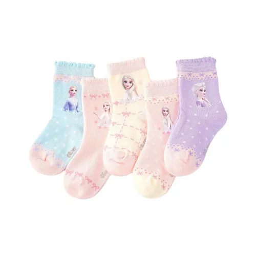 DISNEY FROZEN Осенние и зимние женские носки 5 пар для детей