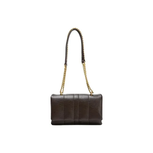 ZARA Полиуретан Сумка через плечо Мини Женская Шоколад