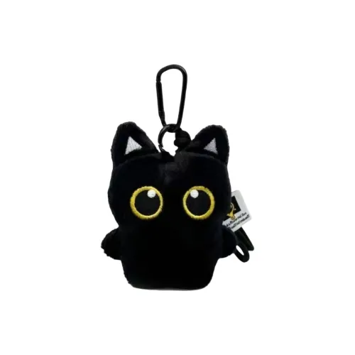 Pampered Journal Призрак Крылья Little Черный кот Big Eyed Панк Плюшевый Подвеска 10 см Высота