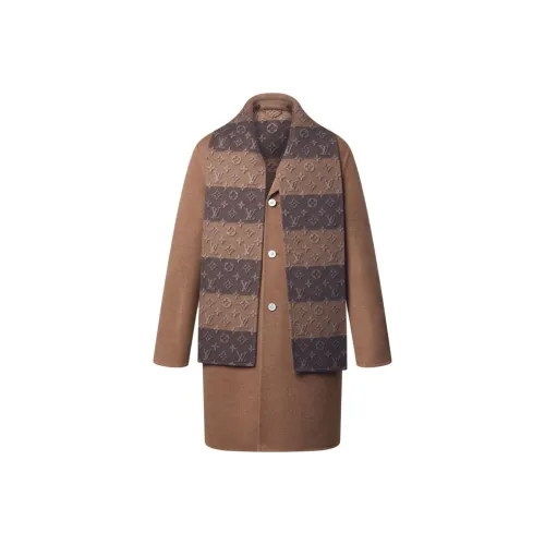 LOUIS VUITTON Коричневое Мужское Пальто