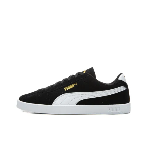 PUMA Club Low Top Скейтборд Кроссовки Унисекс Черный