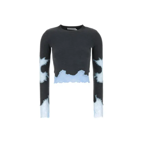 Self Portrait Трикотаж Женский Темно-Серый