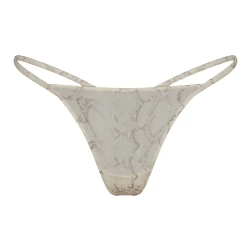 SKIMS FW25 MILKY Прозрачный STRING Стринг Женские