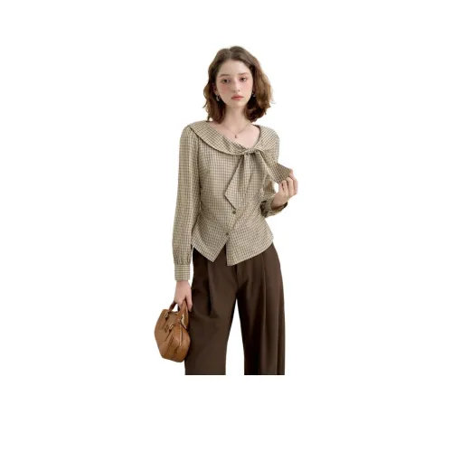 WESTLINK Абрикос Женские Рубашки