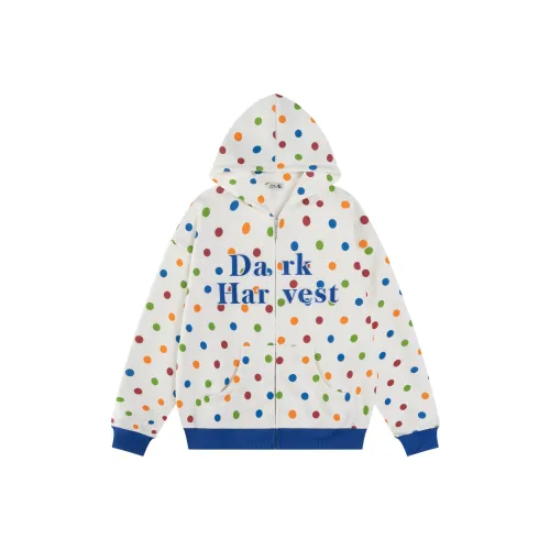 GEZITAI Белый Гороховый узор Женские Свитшоты