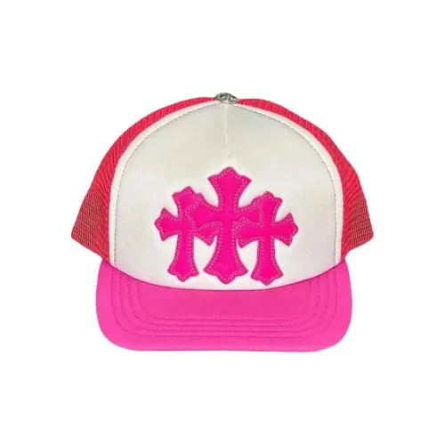 Кепки Chrome Hearts унисекс неонового розового цвета