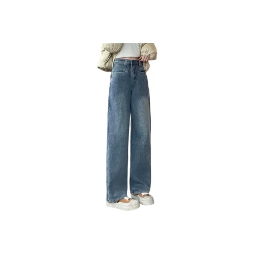 JEANSWEST Джинсовый синий Женские джинсы