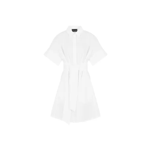 EMPORIO ARMANI Короткое платье с короткими рукавами женское