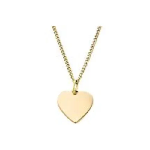 FOSSIL Нержавеющая сталь Ожерелья Унисекс Золото