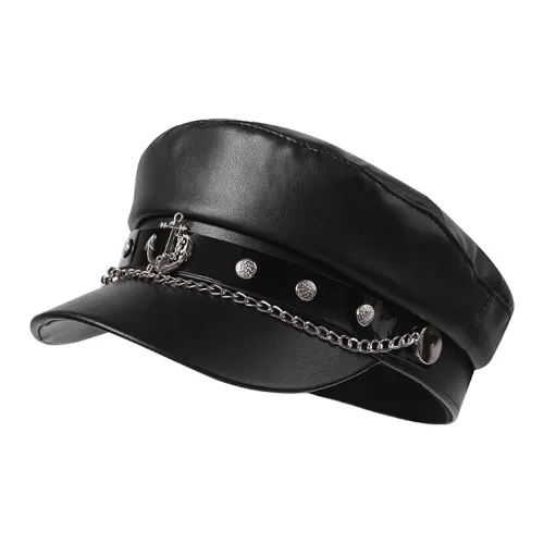 WODONBLE Береты из ПУ (полиуретана) Женские