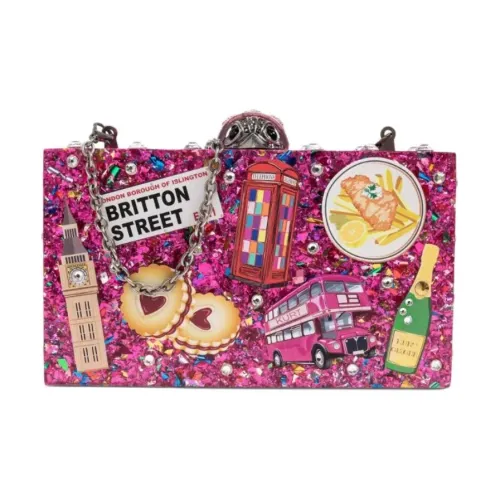 Kurt Geiger London Ткань Клатч Женские Розовый