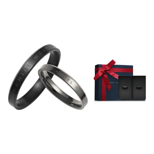 Daniel Wellington Сплав Кольца Унисекс Космический серый Glossy Черный