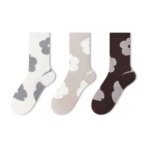 WAJUZHEN Носки Crew Женские упаковка из 3 пар