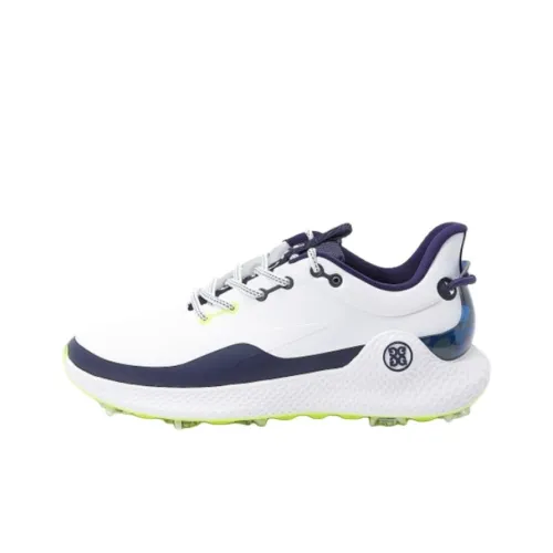 GFORE Устойчивый к истиранию Водонепроницаемый и Дышащий Низкий Топ MG4+02 г Замок Обувь для гольфа Мужская Белый Синий