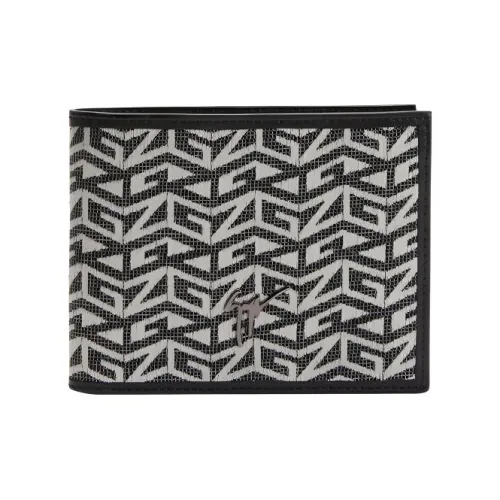 Giuseppe Zanotti GZ Ткань 100% хлопок Кошелек Унисекс Черный Оригинальный