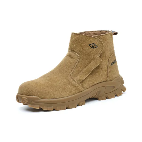 DINGGU Безопасность и Защитная Обувь Низкий Топ Коричневый Мужской