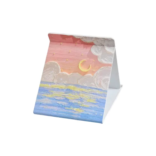 Goodgudi Instagram Масляная живопись Позиционирование стиля Складной Зеркало для макияжа