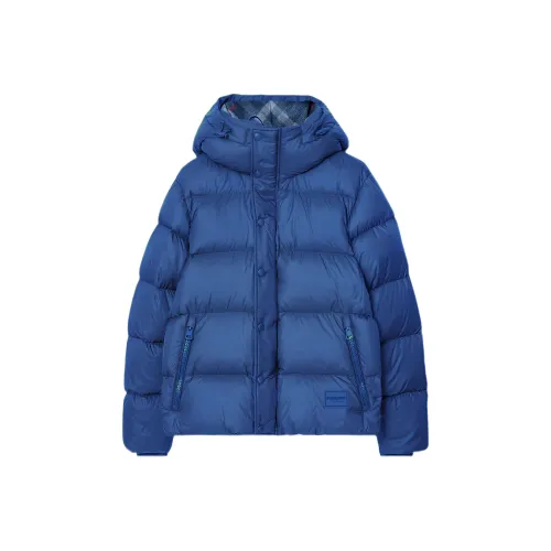 Burberry Индиго Фиолетовый Мужской Пуховик