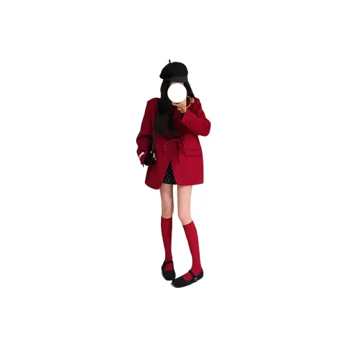 PARKYEON Red Coat Женское пальто
