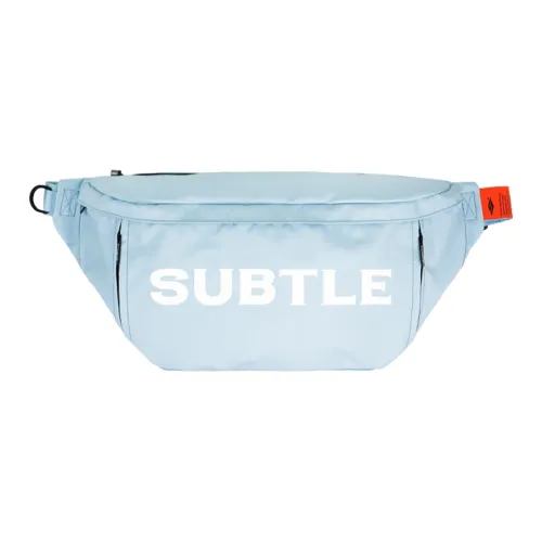 Тонкая сумка через плечо Sling большой размер унисекс синий