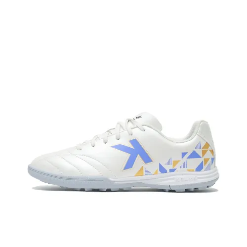 KELME TF Шипы Амортизаторы Slip-resistant Abrasion-resistant Футбольные бутсы Унисекс Белый Фиолетовый