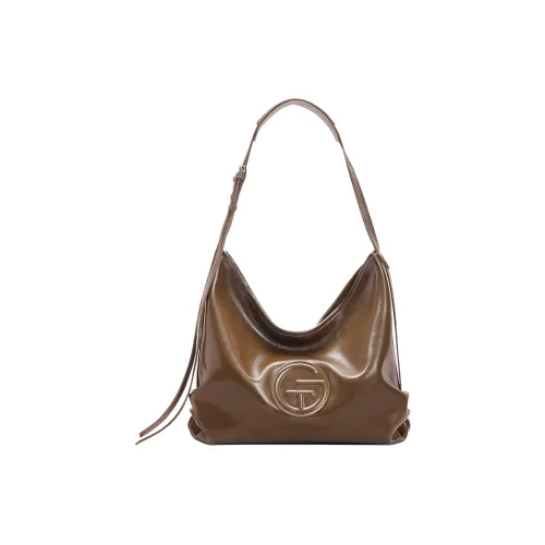 Tanita West Коровья кожа Тоут Большой Женские Карамель