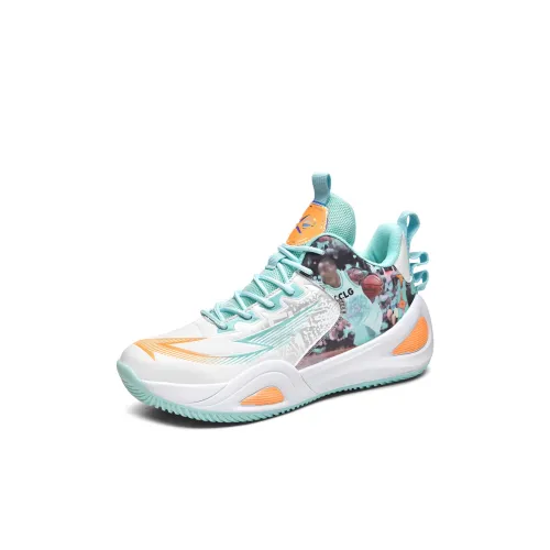 Genius Pooh Износостойкий Легкий Амортизирующий Противоскользящий Детские Баскетбольные Кроссовки Унисекс