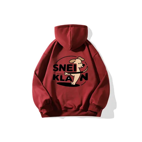 SNEIKLAU Red Unisex Свитшоты