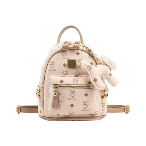 WRELS ПУ (полиуретан) Рюкзак Стандартный Белый Розовый Коричневый Кофейный