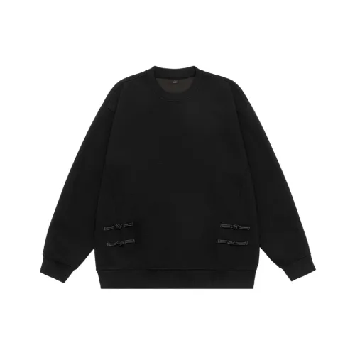 WAYHWEI Черный Унисекс Свитшоты