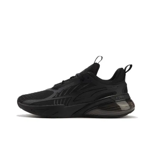 PUMA X Slip Anti-Slip Низкий Топ Беговые Кроссовки Мужские Черные