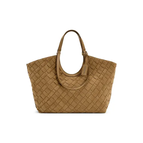 CHARLES KEITH Сумка через плечо из синтетической кожи большая женская цвет Сахара песочный